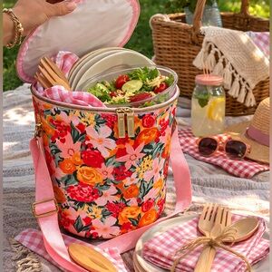 Plate Bowl and Food Carry Bag Collapsible